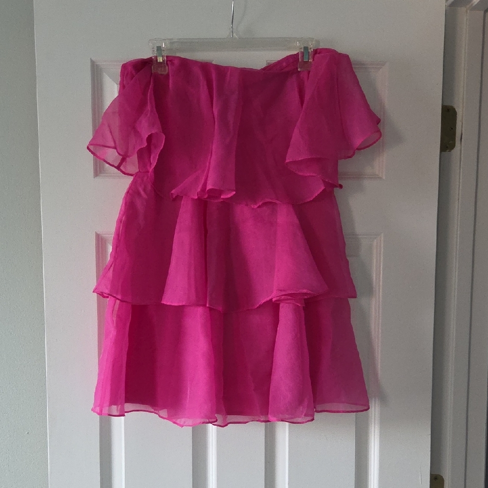 Abercrombie & Fitch Vibrant Pink Dress